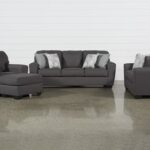 Mcdade Graphite 4 Piece Living Room Set | Living Spac