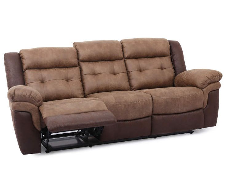 Mesa Brown Faux Leather Motion Reclining Sofa - Big Lots | Sofa .