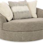 Signature Design by Ashley Living Room Creswell Oversized Swivel .