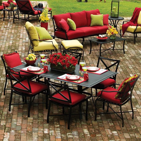 Dining | Patio Furniture | Metal patio furniture, Outdoor patio .