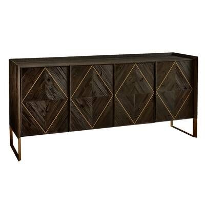 Melange 86'' Credenza | Wood sideboard, Furniture, Walnut wood .
