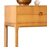 Model 384 Nightstand with Drawer in Oak by Kai Kristiansen for .
