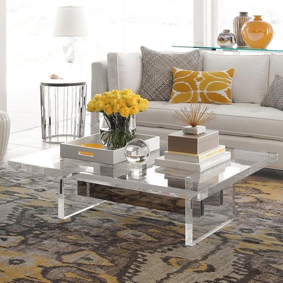 Acrylic Coffee Table Favorites + Cleaning Tips! | Acrylic coffee .