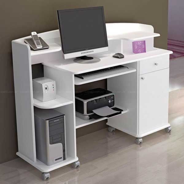 Bàn làm việc C017 | Computer desk design, Computer desks for home .