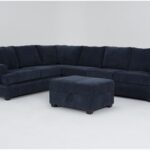 Bonaterra Midnight 127" 2 Piece Sectional With Right Arm Facing .