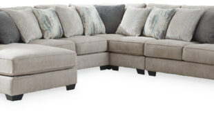 Ardsley Pewter 5-Piece Sectional with Chaise – Redwood Home Furnitu