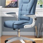 PU Leather Office Chair,Modern High Back Home Desk Chair Height .