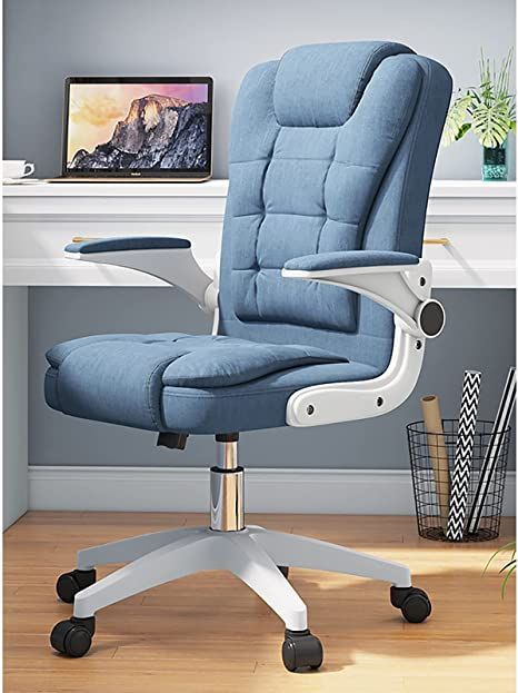 PU Leather Office Chair,Modern High Back Home Desk Chair Height .