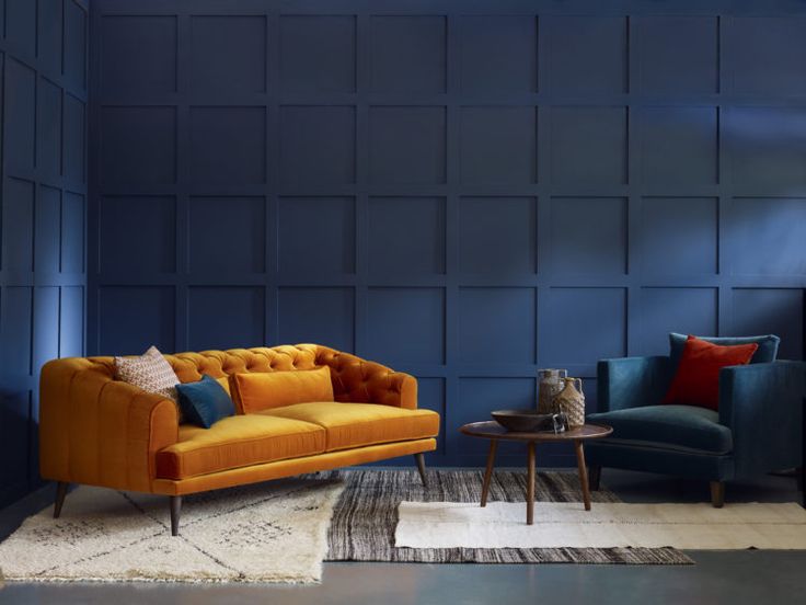 How To Buy A Sofa - Mad About The House | Living room orange .