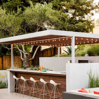 Ideas for Outdoor Dining Rooms | Outdoor kitchen bars, Modern .