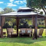 20 Beautiful Yards With Outdoor Canopy Designs | Hardtop gazebo .