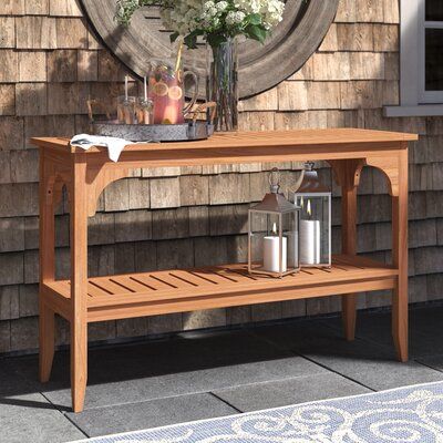 Summerton Teak Buffet & Console Table | Outdoor console table .