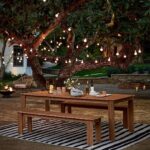 Playa Outdoor Expandable Dining Table & Benches Set | Backyard .