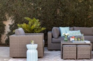 Koro Outdoor 5 Piece 105" Sectional With 3 Corners | Outdoor .