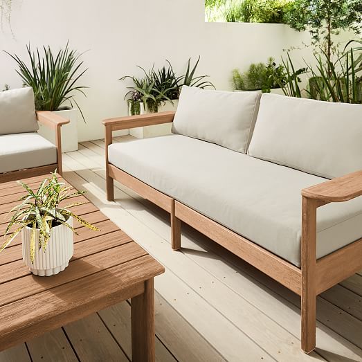 Playa Outdoor Sofa (70") | Modern outdoor furniture, Diy patio .