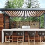 Modern Outdoor Kitchen - Grow Landscapes Company Northern Virginia .