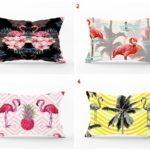 Flamingo Cushion Case Floral Outdoor Pillow Cover Summer - Etsy .