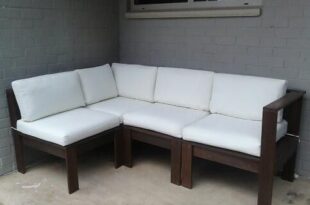 Simple Modern Outdoor Sectional DIY | Modern outdoor furniture .