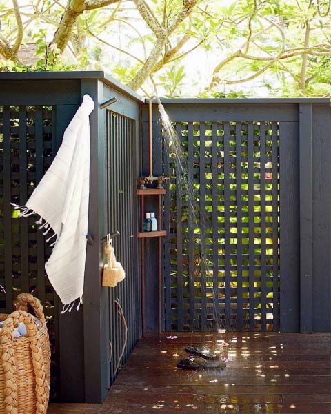 Top 60 Best Outdoor Shower Ideas - Enclosure Designs | Outdoor .