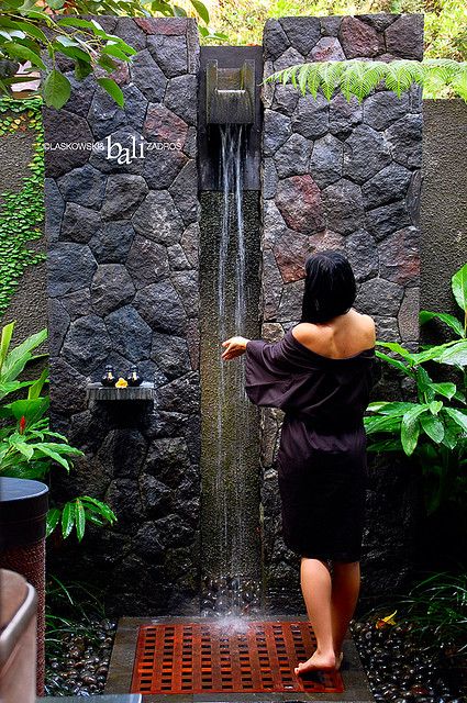 Timeless And Stylish Outdoor Shower