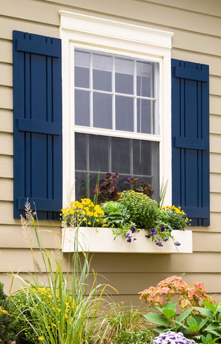 Simple DIY Window Shutters | House shutters, Exterior house colors .