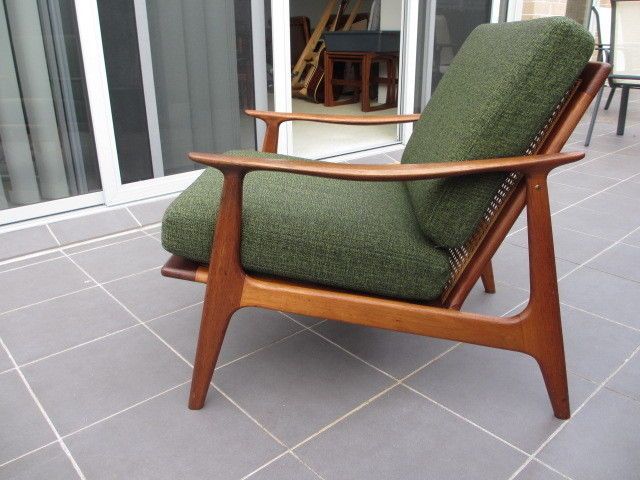 Parker Furniture. Nordic arm chair with original fabric .