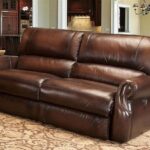 Hawthorne Power Dual Reclining Sofa in Brown Tri Tone Leather by .