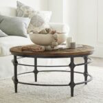 Parquet 36" Round Reclaimed Wood Coffee Table | Round wood coffee .