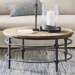 Parquet 36" Round Reclaimed Wood Coffee Table | Reclaimed wood .