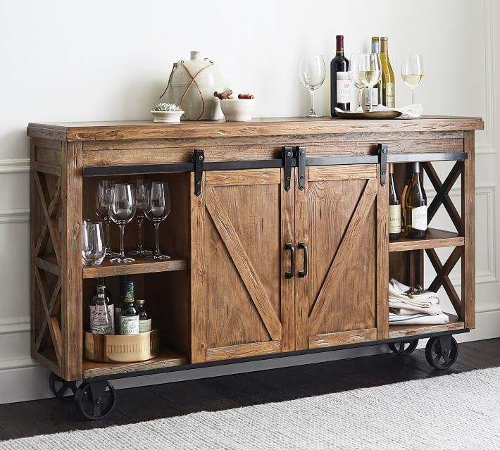 Parrish Bar Cabinet | Bar Furniture | Home bar cabinet, Bar .