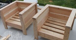 DIY Outdoor Chairs and Porch Makeover | Diy outdoor furniture .