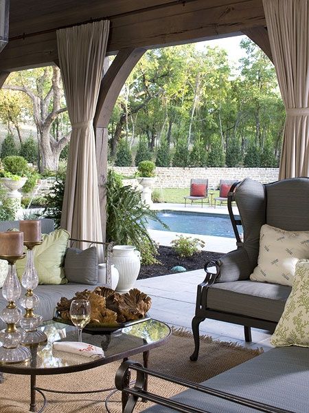 Spring Cleaning Backyard Checklist | Outdoor drapes, Outdoor .