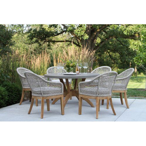 Rex Patio Dining Chair | Birch Lane | Patio dining set, Outdoor .