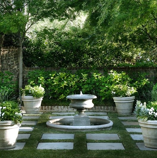 Design Chic | Fountains backyard, Garden fountains, Urban gard