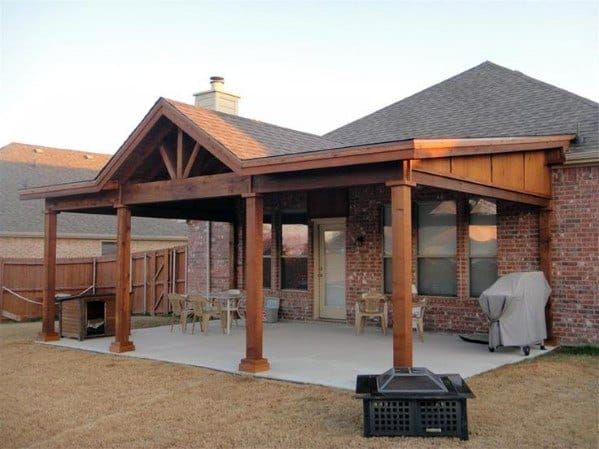 Top 60 Patio Roof Ideas - Covered Shelter Designs | Covered patio .