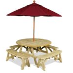round tables and umbrella - Google Search | Outdoor umbrella table .