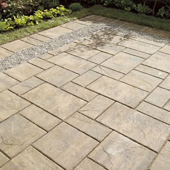 Create a Paved Area with Concrete Slabs or Patio Stones | Paver .