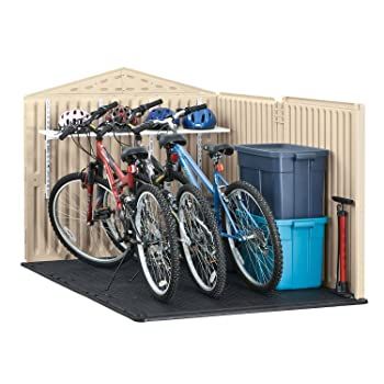 Charming And Cool Plastic Bike Shed