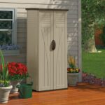 2.4 ft. W x 2.1 ft. D Plastic Vertical Tool Shed | Plastic sheds .