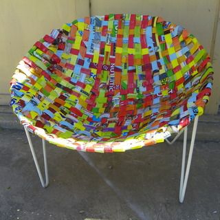 Woven Patio Chair | Diy patio furniture, Patio chairs, Outdoor .