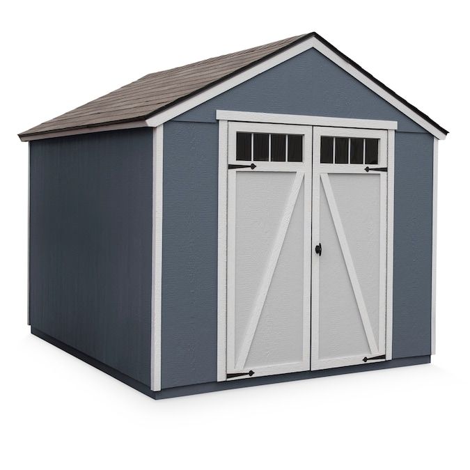 Heartland Midtown 8-ft x 10-ft Wood Storage Shed (Floor Included .