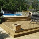 above ground pool decks | 27 ft round pool deck plan, Free Deck .