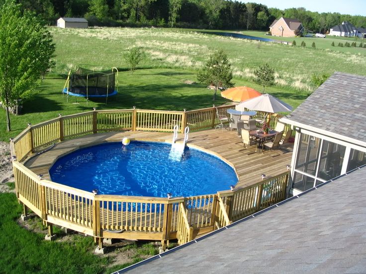 above ground pool landscaping ideas | ... Swimming Pool / Spa .