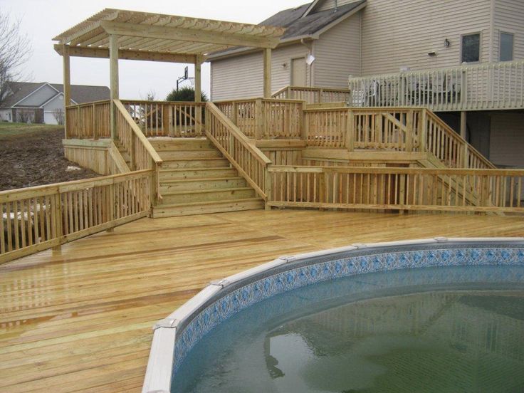 Have Archadeck of Ft Wayne build your pool deck | Pool deck plans .