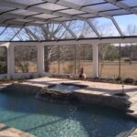 Pool enclosure project | Pool enclosures, Florida pool, Po