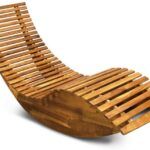 cucunu Chaise Lounge Outdoor in Weatherproof Acacia Wood for Patio .