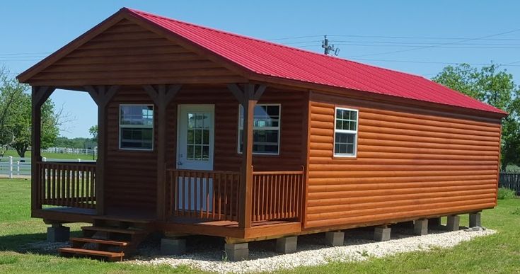 Log Cabin 16'x40' Portable Building ​Standard ​Features. ​~Notched .