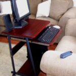 5806 practical portable compact computer desk used in fornt of .