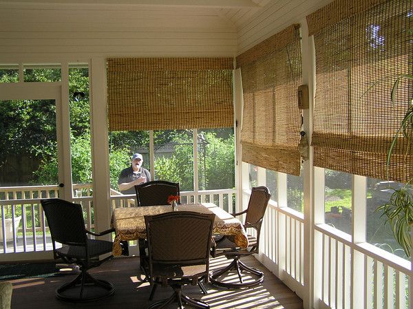 Privacy Shades for Screened Porch | Outdoor blinds for screen .