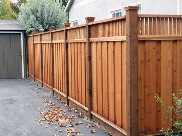 Top 70 Best Wooden Fence Ideas - Exterior Backyard Designs .